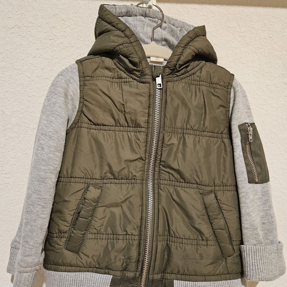 Tucker + Tate Gray Hooded Jacket
